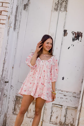 Choose To Shine Floral Romper *Final Sale*