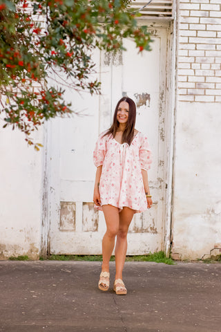 Choose To Shine Floral Romper *Final Sale*