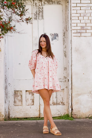 Choose To Shine Floral Romper *Final Sale*