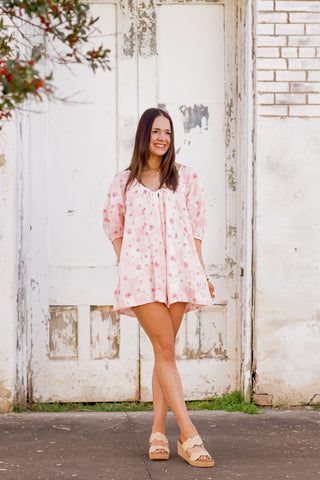 Choose To Shine Floral Romper *Final Sale*