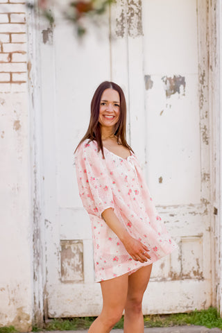 Choose To Shine Floral Romper *Final Sale*