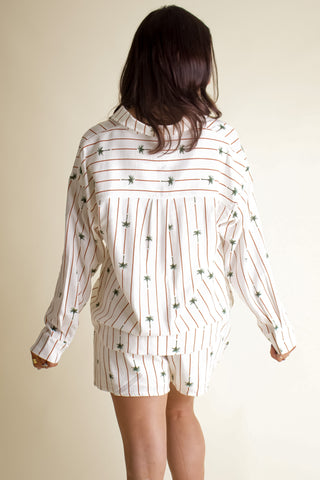 Under Palm Trees Linen Shorts *Final Sale*