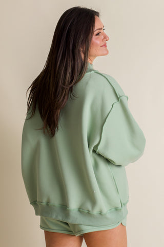 Something Extra Mock Neck Top