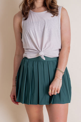 Let's Get Away Pleated Active Skort *Final Sale*