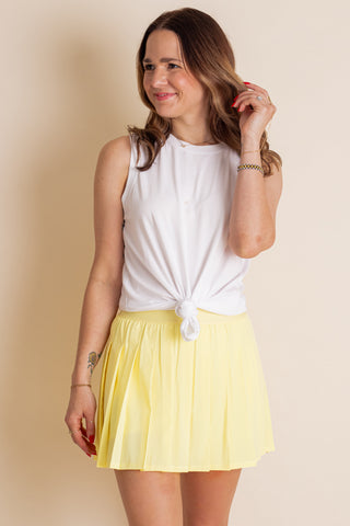 Let's Get Away Pleated Active Skort *Final Sale*