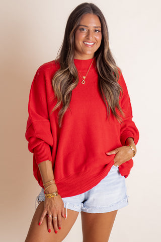 Slow Mornings Oversized Sweater