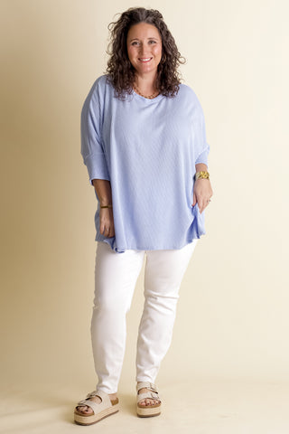 Only Good Times Urban Ribbed Top - CURVY *Final Sale*