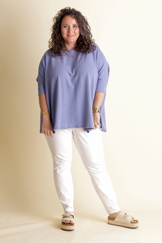Only Good Times Urban Ribbed Top - CURVY *Final Sale*