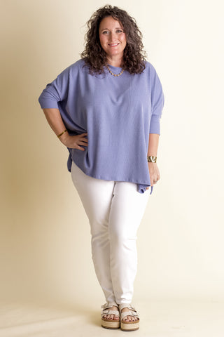 Only Good Times Urban Ribbed Top - CURVY *Final Sale*