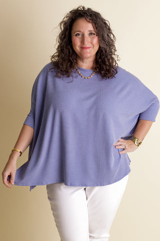 Only Good Times Urban Ribbed Top - CURVY *Final Sale*