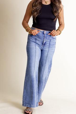 Aly High Waist Wide Leg Jeans