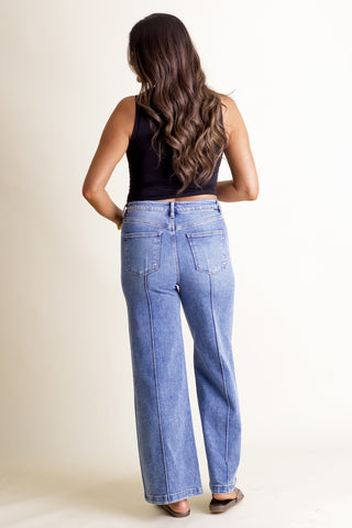 Aly High Waist Wide Leg Jeans