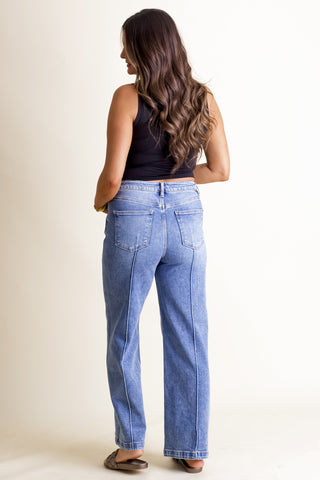 Aly High Waist Wide Leg Jeans