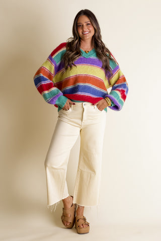 Classic Vibes V Neck Sweater