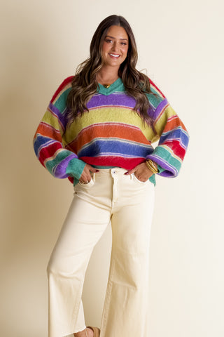 Classic Vibes V Neck Sweater