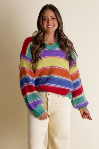 Classic Vibes V Neck Sweater