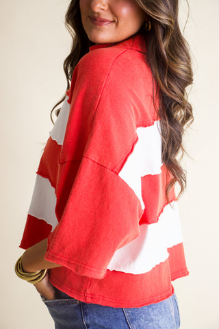 Fourth of July Color Block Top *Final Sale*