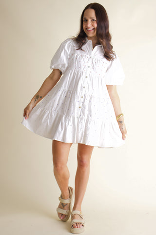 Just A Memory Puff Sleeve Dress *Final Sale*