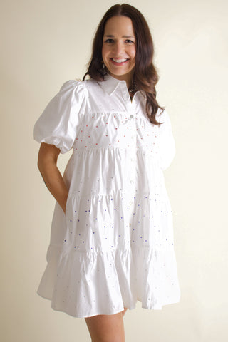 Just A Memory Puff Sleeve Dress *Final Sale*