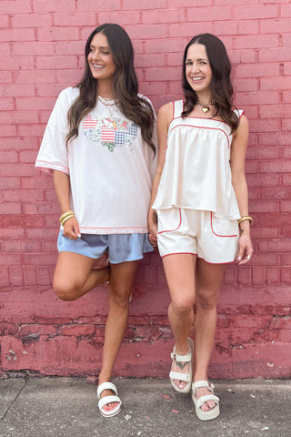 Vacation Destination Tank Top and Shorts Set *Final Sale*