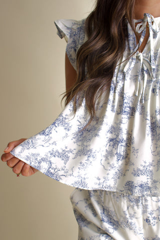 Balcony Views Top and Shorts Set *Final Sale*
