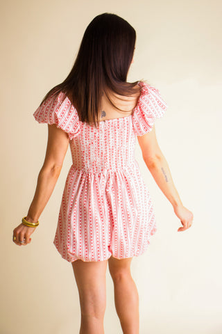 Take Risks Bubble Hem Romper *Final Sale*