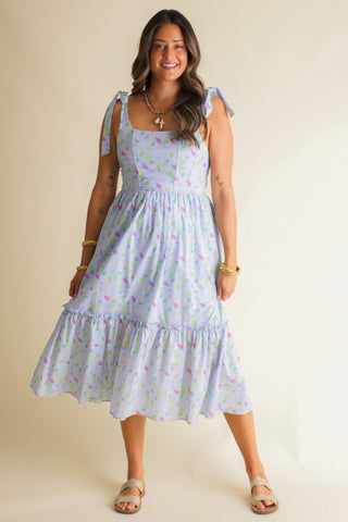 Fruitalicious Tiered Midi Dress *Final Sale*