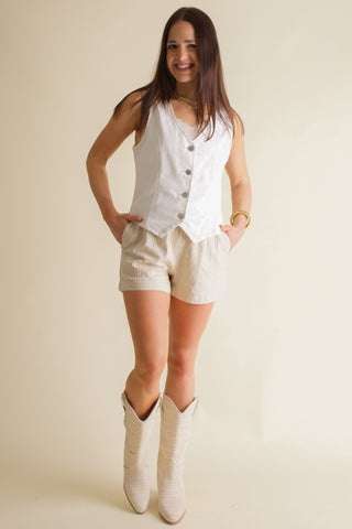 Next To You V Neck Vest *Final Sale*