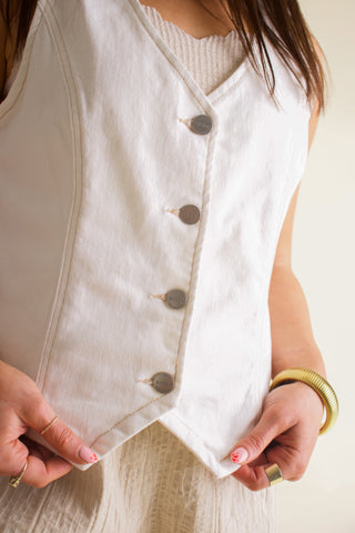 Next To You V Neck Vest *Final Sale*
