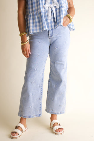 Erika High Rise Wide Leg Jeans