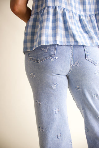 Erika High Rise Wide Leg Jeans