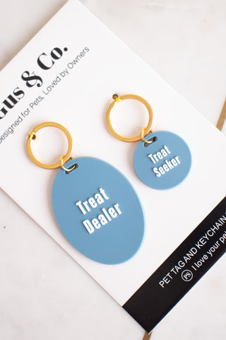 Gus & Co Keychain and Pet Tag Set *Final Sale*