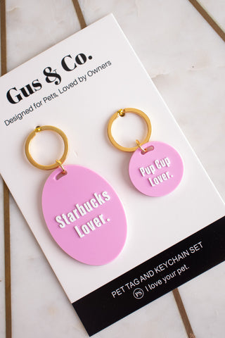 Gus & Co Keychain and Pet Tag Set *Final Sale*