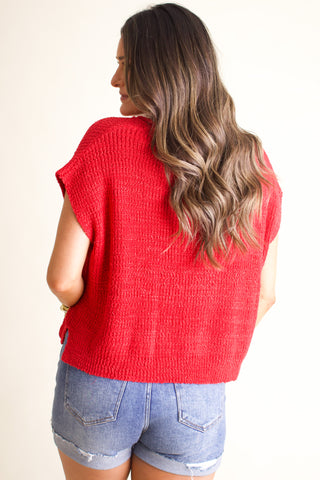 Never Looking Back Split Neck Top *Final Sale*