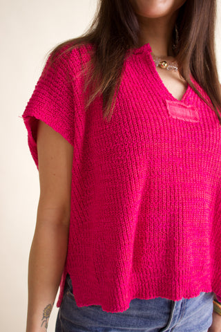 Never Looking Back Split Neck Top *Final Sale*