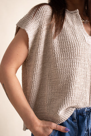 Never Looking Back Split Neck Top *Final Sale*