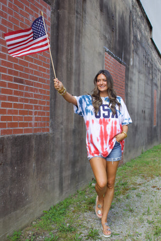 USA Tie-Dye Tee *Final Sale*