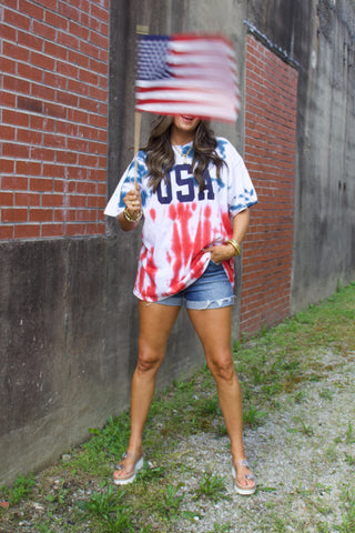 USA Tie-Dye Tee *Final Sale*