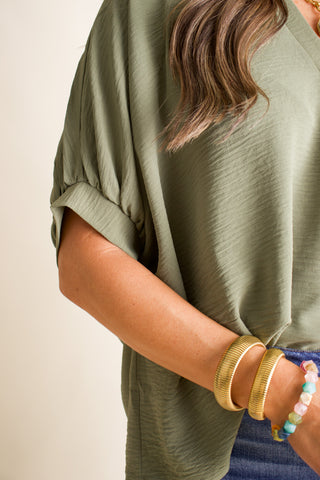 Start Living V Neck Top *Final Sale*