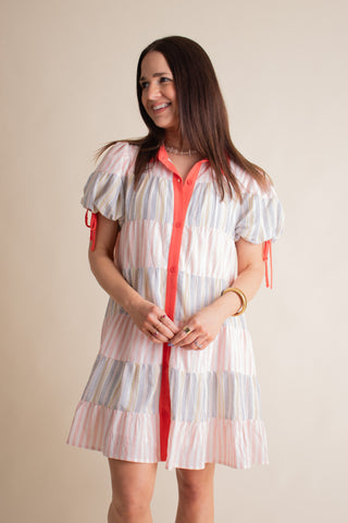 Flying Free Button Down Dress *Final Sale*