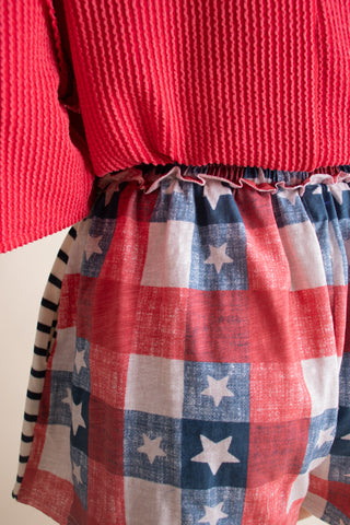 Pieced Together Knit Shorts *Final Sale*