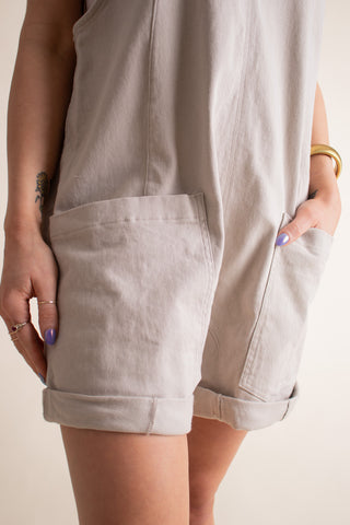 What You Want Twill Romper