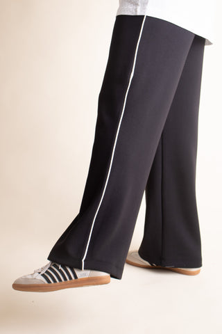 Top Pick Scuba Piping Straight Leg Pants