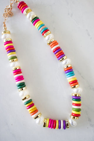 Oh Joy Beaded Necklace