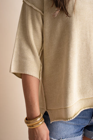 Look Forward Mineral Wash Sweater