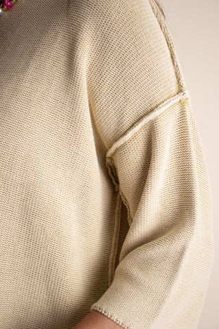 Look Forward Mineral Wash Sweater