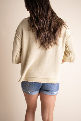 Look Forward Mineral Wash Sweater