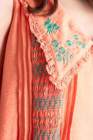 Hanging On Embroidered Dress *Final Sale*