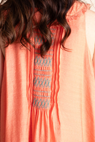 Hanging On Embroidered Dress *Final Sale*