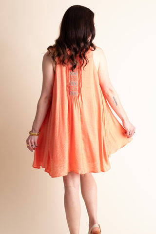 Hanging On Embroidered Dress *Final Sale*
